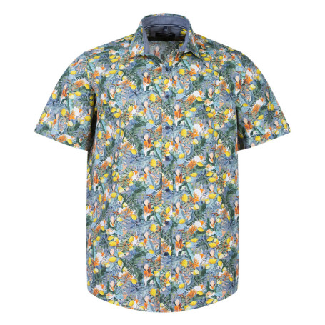 Chemise slim homme bleu