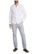 Thumbnail Chemise en lin blanc à coupe droite pourvue d'un col à revers - Image 6