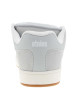 Thumbnail Baskets skate en cuir grises avec un talon plat et des lacets - Image 8