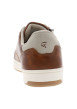 Thumbnail Tennis cognac à semelle plate avec une fermeture à lacets et un zip latéral - Image 6