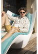 Thumbnail Chemise en coton blanche à rayures pourvue d'un col français - Image 5
