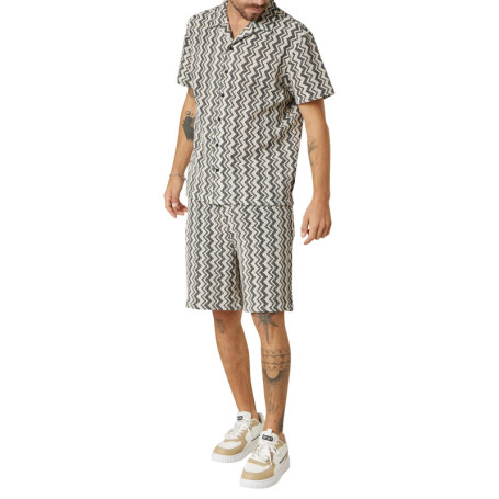 Chemise droite homme noir