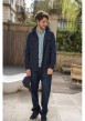 Thumbnail Jean en coton bleu nuit avec une coupe droite et une braguette boutonnée - Image 8