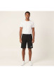 Thumbnail Short jogging noir uni avec une coupe droite et une taille élastiquée - Image 7