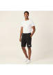 Thumbnail Short jogging noir uni avec une coupe droite et une taille élastiquée - Image 9