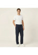 Thumbnail Pantalon chino marine à plis pourvu d'une coupe droite et de poches plaquées - Image 6