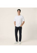 Thumbnail T-shirt en coton blanc imprimé à coupe droite pourvu d'un col rond - Image 9