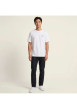 Thumbnail T-shirt en coton blanc imprimé avec un col rond et des manches courtes - Image 7