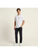 Thumbnail T-shirt en coton blanc imprimé avec un col rond et des manches courtes - Image 9