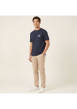 Thumbnail T-shirt en coton bleu marine imprimé avec un col rond et des manches courtes - Image 8