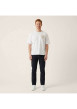 Thumbnail T-shirt blanc uni avec une coupe droite et des manches courtes - Image 3