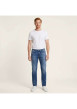 Thumbnail Jean 800/12 Jogg en coton bleu pourvu d’une coupe droite et de multiples poches - Image 4