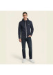 Thumbnail Sweat zippé en coton mélangé nuit uni avec une coupe droite et une capuche - Image 5