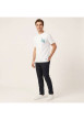 Thumbnail T-shirt en coton blanc uni pourvu d'un imprimé ourson et d'un col rond - Image 5