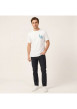 Thumbnail T-shirt en coton blanc uni pourvu d'un imprimé ourson et d'un col rond - Image 6