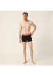 Thumbnail Lot de 3 boxers en coton noirs pourvus d'une taille élastiquée - Image 2