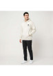 Thumbnail Sweat écru uni imprimé avec une coupe droite et une capuche - Image 4