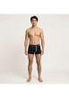 Thumbnail Lot de 2 boxers classiques en coton multicolore unis avec nom de la marque - Image 3