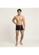 Thumbnail Lot de 2 boxers classiques en coton multicolore unis avec nom de la marque - Image 4
