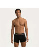 Thumbnail Lot de 2 boxers classiques en coton noir uni avec le nom de la marque - Image 3