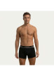 Thumbnail Lot de 2 boxers classiques en coton multicolores unis avec une taille élastiquée - Image 3