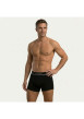 Thumbnail Lot de 2 boxers classiques en coton multicolores unis avec une taille élastiquée - Image 4