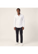 Thumbnail Chemise blanche unie pourvue d'une coupe droite et des manches longues - Image 4