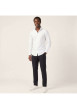Thumbnail Chemise blanche unie pourvue d'une coupe droite et des manches longues - Image 5