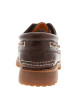Thumbnail Mocassins bruns en cuir à talon décroché bas avec des lacets - Image 8