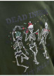 Thumbnail T-shirt en coton kaki imprimé Noël avec une coupe droite et un col rond - Image 2