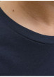 Thumbnail T-shirt en coton bleu marine imprimé Noël avec une coupe droite et un col rond - Image 3