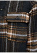 Thumbnail Chemise noire et orange rayée avec une coupe droite et des manches longues - Image 2