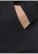 Thumbnail Sweat à capuche noir avec un imprimé blanc et des manches longues - Image 3