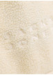 Thumbnail Sweat écru uni en sherpa avec une coupe droite et un col à capuche - Image 2