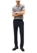 Thumbnail Pantalon Chino Denton en coton marine coupe regular avec des poches plaquées - Image 6