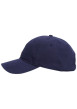 Thumbnail Casquette strapback en coton bleue unie avec drapeau iconique brodé - Image 4