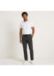 Thumbnail Pantalon Jogging en coton mélangé anthracite uni avec une coupe slim - Image 3