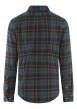 Thumbnail Chemise en coton verte à carreaux coupe regular fit col à revers - Image 4