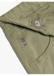 Thumbnail Pantalon cargo kaki avec une coupe droite et passants de ceinture - Image 6