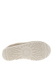 Thumbnail Sneakers larges en cuir taupe en daim à semelle plate et à lacets plats - Image 7