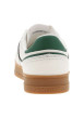 Thumbnail Tennis en cuir écrues avec des détails verts à semelle plate et à lacets plats - Image 6
