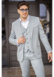 Thumbnail Chemise en coton biologique mélangé blanche unie à coupe droite et col français - Image 5
