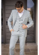 Thumbnail Chemise en coton biologique mélangé blanche unie à coupe droite et col français - Image 6