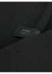 Thumbnail Cardigan en coton mélangé noir à coupe droite et à col montant et zippé - Image 3