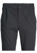 Thumbnail Pantalon chino en coton mélangé bleu marine uni avec une coupe slim - Image 3