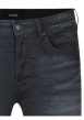 Thumbnail Jean Daxko ardoise enduit à coupe slim en coton avec logos de la marque - Image 3