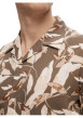 Thumbnail Chemise beige imprimé avec un col français et à manches courtes - Image 7
