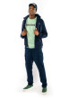 Thumbnail Pantalon cargo en coton marine uni avec un patch d'authenticité - Image 16