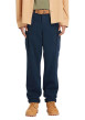 Thumbnail Pantalon cargo en coton marine uni avec un patch d'authenticité - Image 18