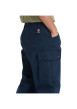 Thumbnail Pantalon cargo en coton marine uni avec un patch d'authenticité - Image 19